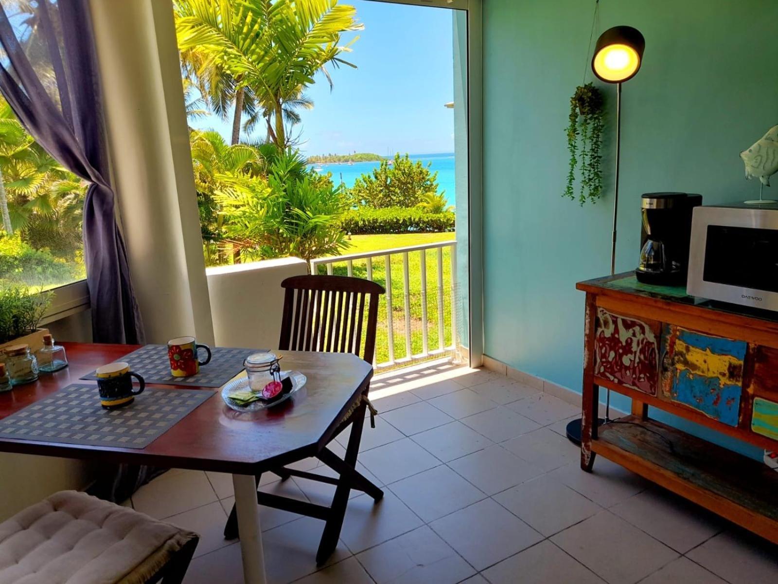 Ilet Bleu Studio Cosy Rdc Vue Mer Et Jardin - Acces Direct Plage Le Gosier (Grande-Terre) Exterior foto